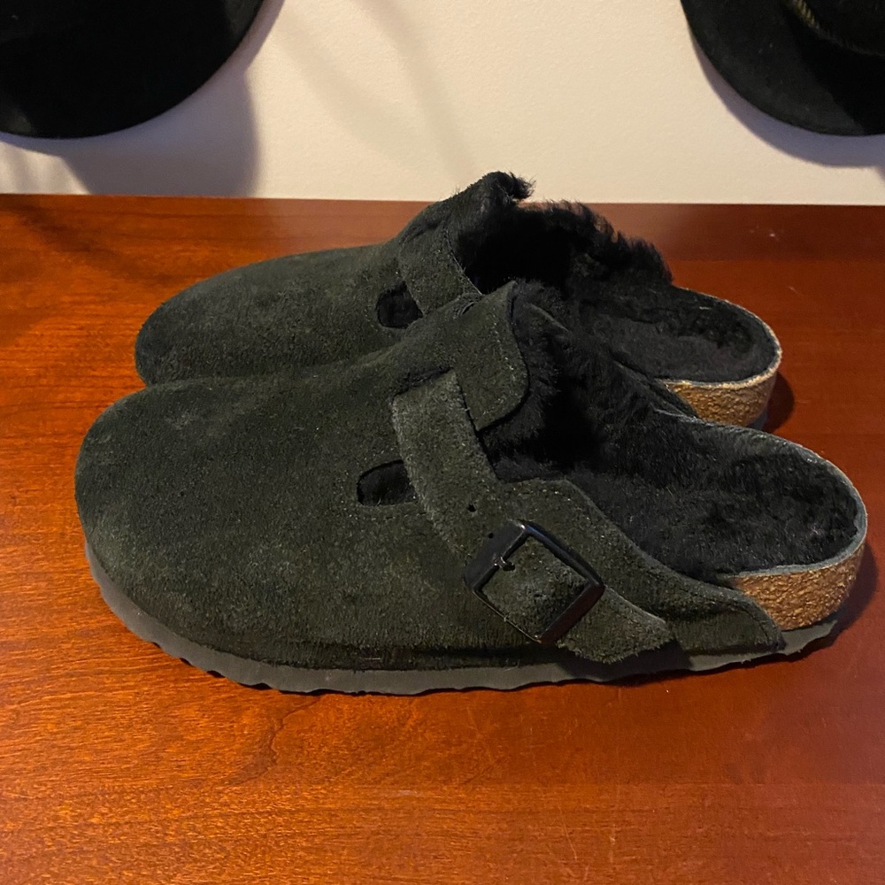 BIRKENSTOCK Boston Shearling Clogs WMNS sz 5/ EU 35